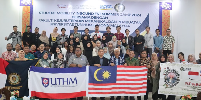 Kunjungan Mahasiswa UTHM Malaysia di UMKT Agenda Student Mobility Inbound FST Summer Camp 2024